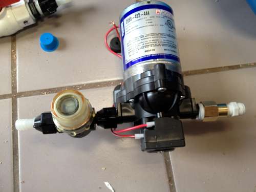AeroTable pump and filter